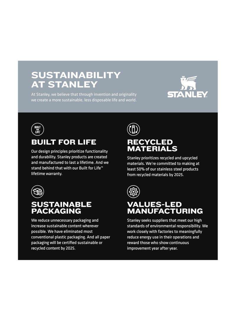 Stanley Quencher H2.0 FlowState Stainless Steel Vacuum Insulated Tumbler with Lid and Straw for Water, Iced Tea or Coffee, Smoothie and More, Black 2.0, 40oz/1.18 L - Image 5