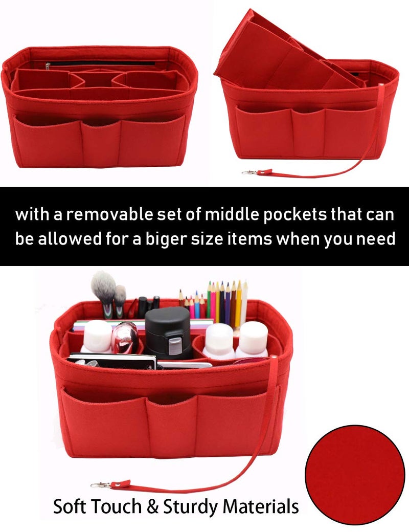 LEXSION Felt Insert Bag Organizer Bag In Bag For Handbag Purse Organizer Fits Speedy Neverful - Image 2