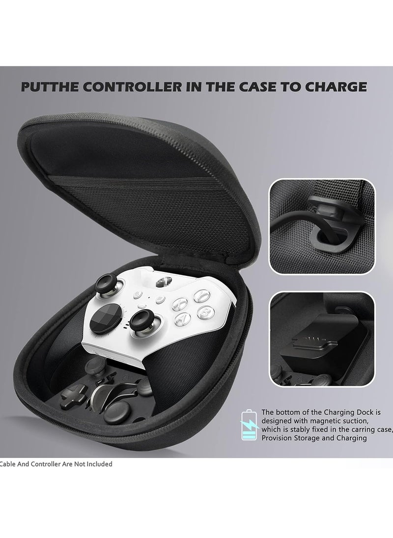 Generic Complete Component Pack for Xbox Elite Wireless Controller Series 2，package Includes 1 Carrying Case 1 Dock, 4 Paddles, 2 DPads, 6 Thumbsticks,1Tool, for Xbox One Elite Series 2 Core Replacement Parts  - Image 3