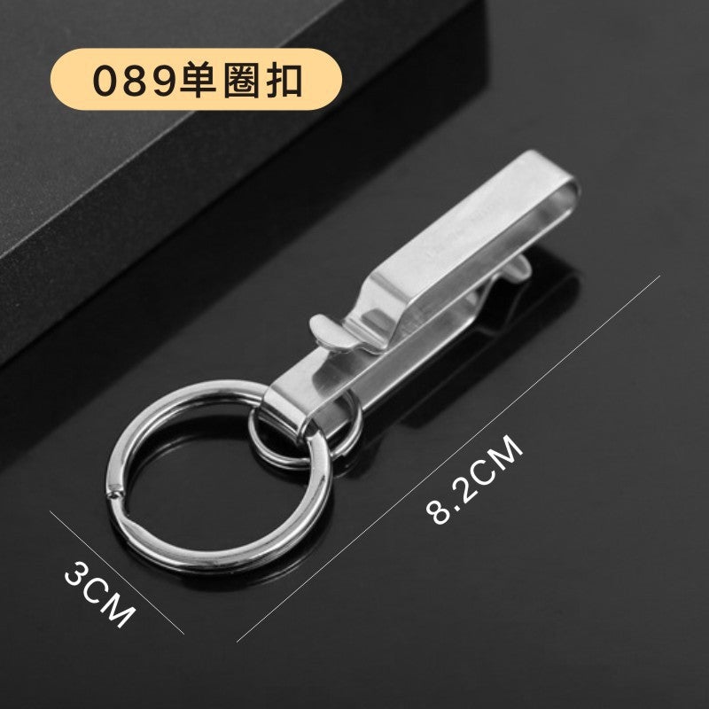 Genuine Goods Boyou 089 Men'S Waist Hanging Car Keychain Wear Belt Key Chain Alloy Belt Buckle Pendant - Image 1