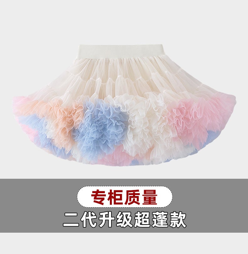 Korean Style Children'S Knitted Cardigan 2025 Spring & Fall Popular Stereo Heart Fashion Versatile And Western Style Convex Skirt Matchinging - Image 1
