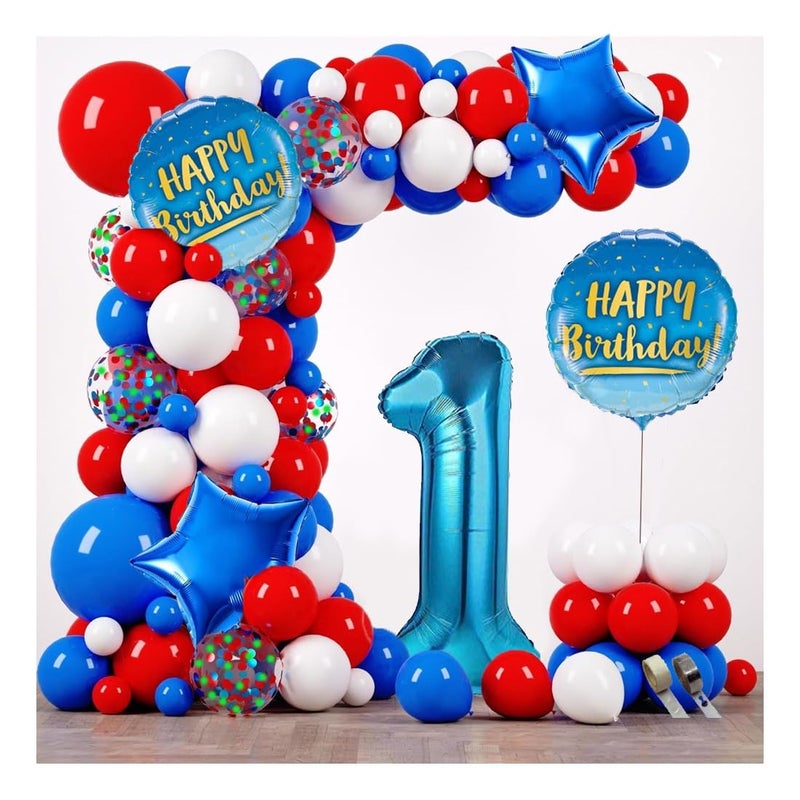 Pop The Party Party Decoration Kit for Kids, Boy, Girls Party Decoration (1st Decoration Multi Theme) - Image 5