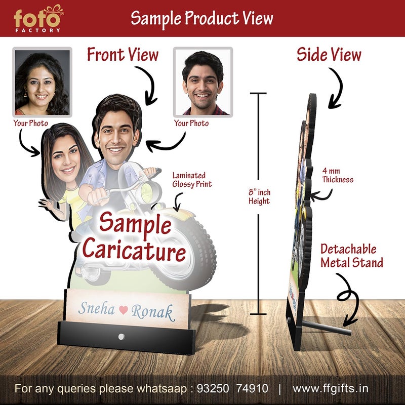 foto FACTORY هدايا كاريكاتورية مخصصة لرجل الأعمال الرائد (خشبية 8 بوصة × 5 بوصة) CA0268 - Image 3