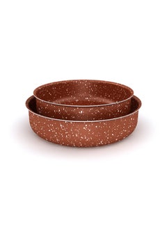 Lapis لابيس طقم صوانى فرن جرانيت نحاسي مقاس 24 - 28 سم  - Image 2