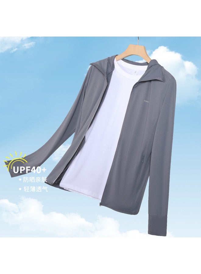 Fomoce men's Lightweight Slim-fit Hooded Outdoor Jacket For Spring & Summer - Image 2