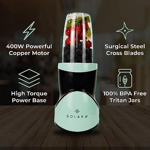 SOLARA blendeasy vertical Juicer, Easy Clean Juice Extractor, Juicer for Fruits & Vegetables, Aqua - Image 2