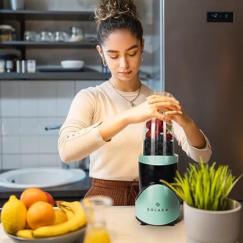 SOLARA blendeasy vertical Juicer, Easy Clean Juice Extractor, Juicer for Fruits & Vegetables, Aqua - Image 3