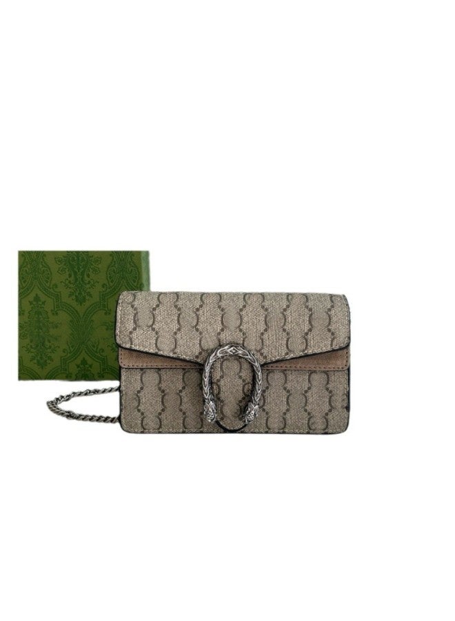 New Classic Old Flower Dionysus Bag Mini Single Shoulder Crossbody Chain Envelope Women's Bag With Logo - Image 5