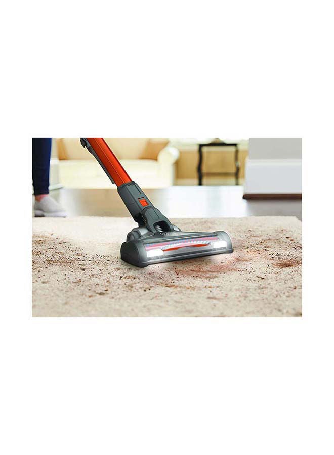 BLACK+DECKER Cordless Stick Vacuum Cleaner with 4 in1 function, three speed setting and battery charge indicator 650 ml 36 W BHFEV182C-GB Orange - Image 5