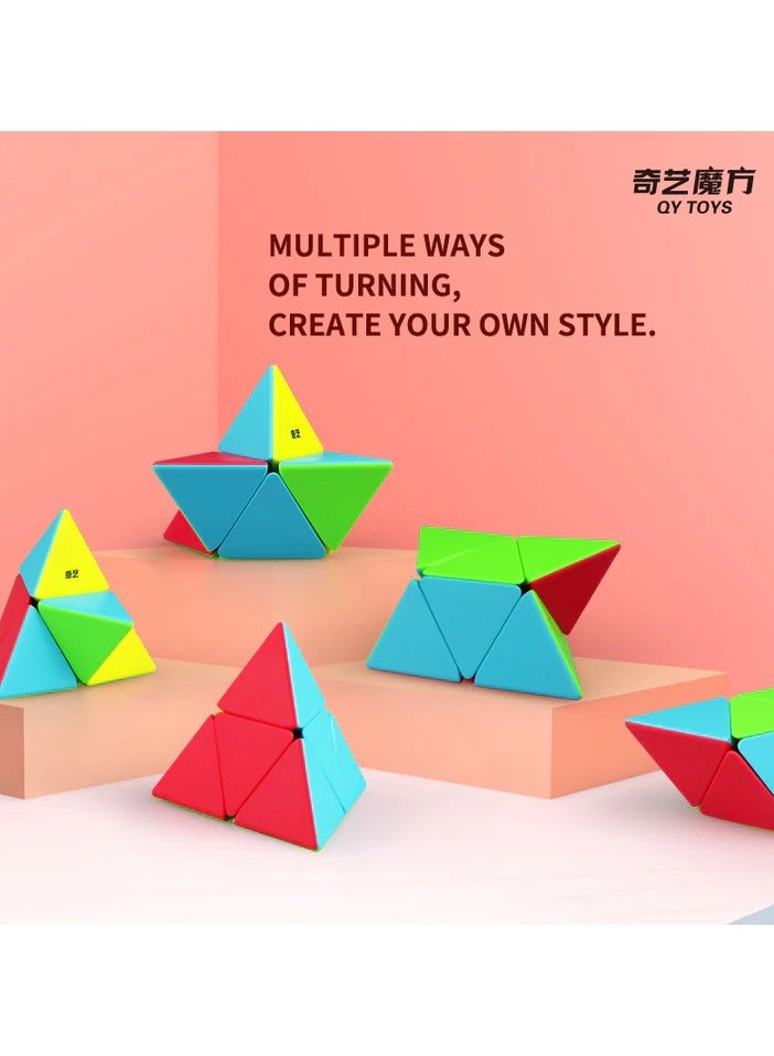 Qiyi 2x2 Pyraminx Pyramid Cube - Image 4