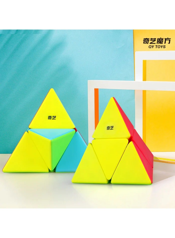 Qiyi 2x2 Pyraminx Pyramid Cube - Image 2