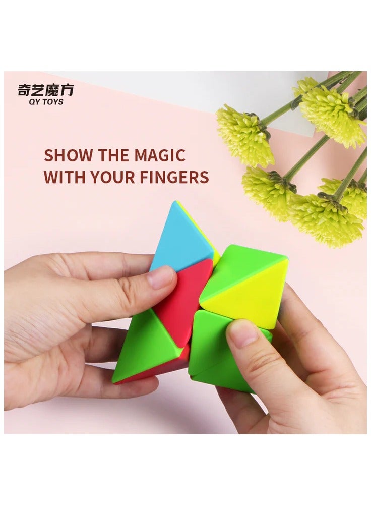 Qiyi 2x2 Pyraminx Pyramid Cube - Image 3