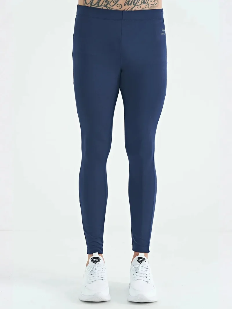 تومي لايف TOMMY Men's Skinny High-Waist Knit Active Pants