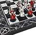 HPL Medieval Times Crusades Red and White Armored Maltese Knights Chess Set with 17 Board - Image 4
