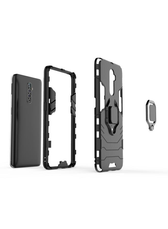 erorex Case For OPPO Reno Ace Shockproof PC + TPU Protective Case with Magnetic Ring Holder - Image 3