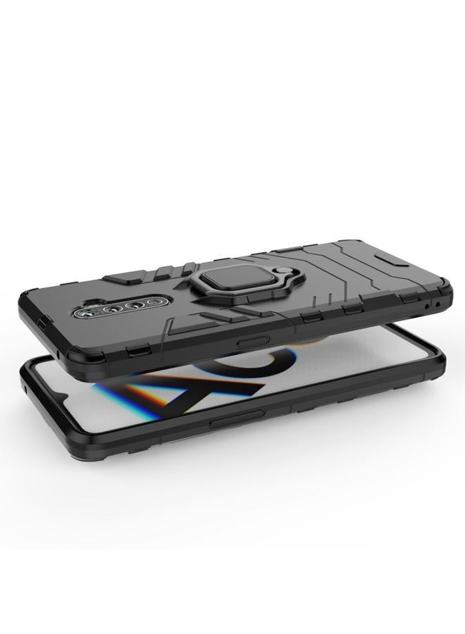 erorex Case For OPPO Reno Ace Shockproof PC + TPU Protective Case with Magnetic Ring Holder - Image 4