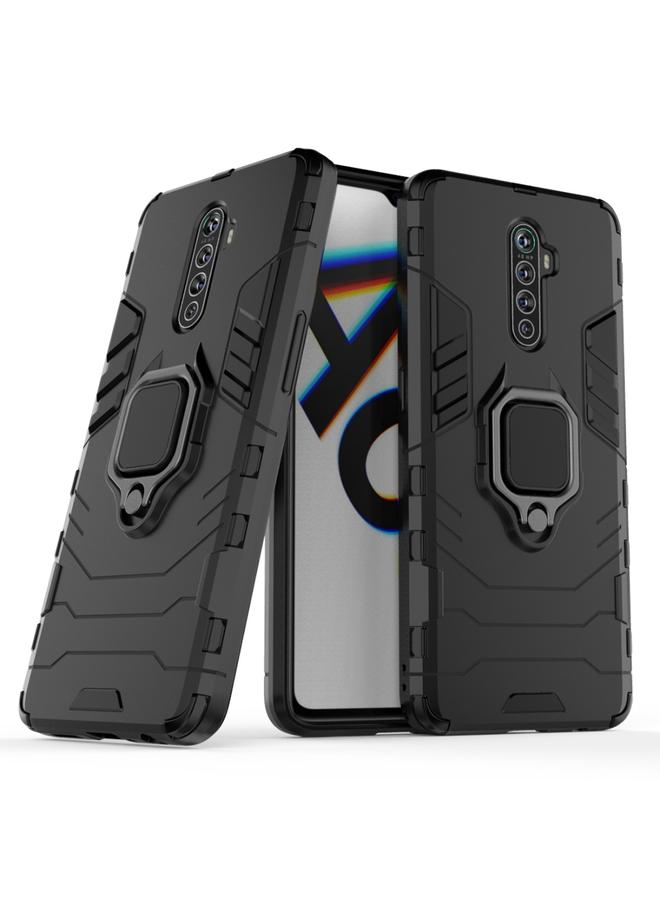 erorex Case For OPPO Reno Ace Shockproof PC + TPU Protective Case with Magnetic Ring Holder - Image 2