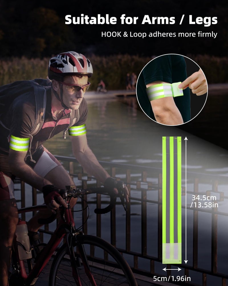 Mexlyca LED Reflective Vest Safety Gear, 5 Lights Colors High Visibility Reflective Running Gear for Dog Walking Running Cycling, Adjustable for Men Women Kids - Dog Light with USB Rechargeable - Image 5