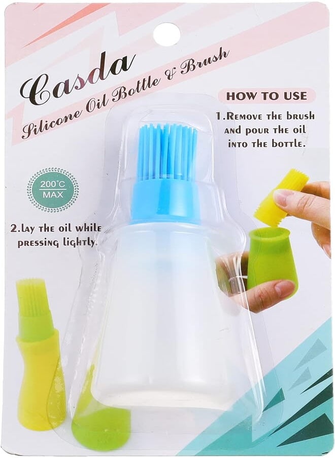 MT MT Kitchen Brush with Oil Dispenser - Multi Color 
