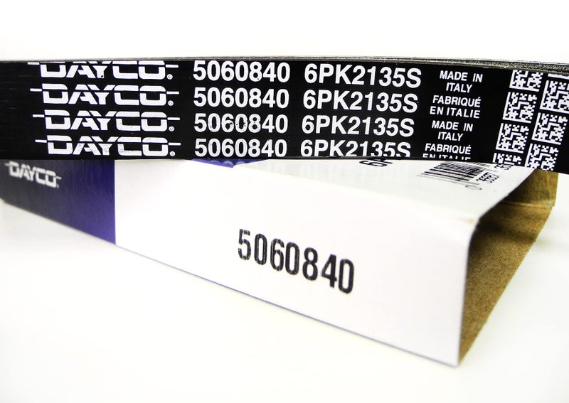 Dayco 5060840 Serpentine 6-Rib Belt with Overall Length of 84 Inches , Black - Image 2