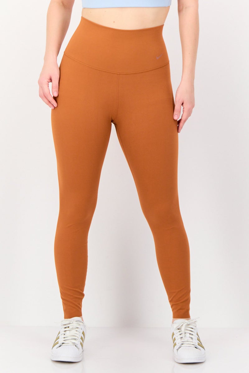 Nike Women Sportswear Fit Training Leggings, Rust  - Image 1