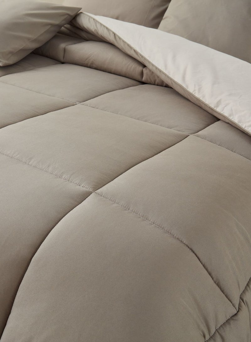 ShinyFlower Cotton Filling Comforter 5 Pieces Set ,Soft Microfiber Fabric,  Single Size 220x160 cm, Hotel Comforter - Image 3