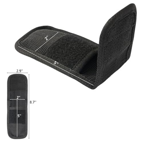 VEPKOIT Knife Sheath for Belt, Tactical Pocket Knife Holder, Outdoor Vertical or Horizontal Belt Knife Pouch, Multitool Sheath Nylon Case, Army Knife Pocket Clip - Image 2