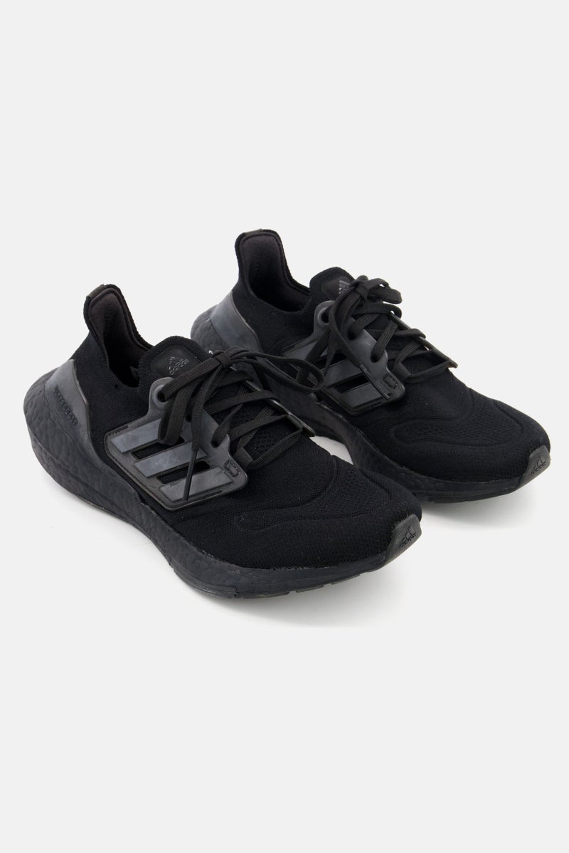 Adidas Women Ultra Boost 22 Lace Up Running Shoes, Black - Image 1