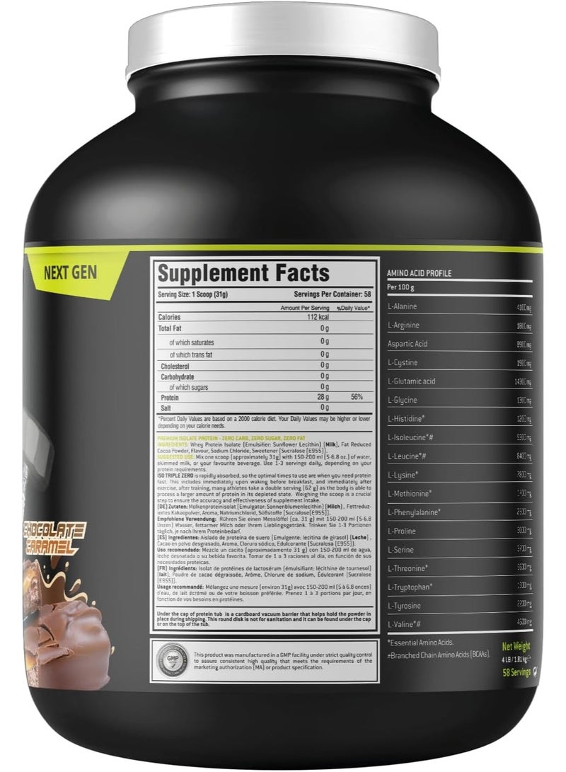 ISO Triple Zero Belgian Chocolate 1.82kg (58 Servings) – Ultra-Pure Whey Protein Isolate for Lean Muscle & Recovery - Image 3