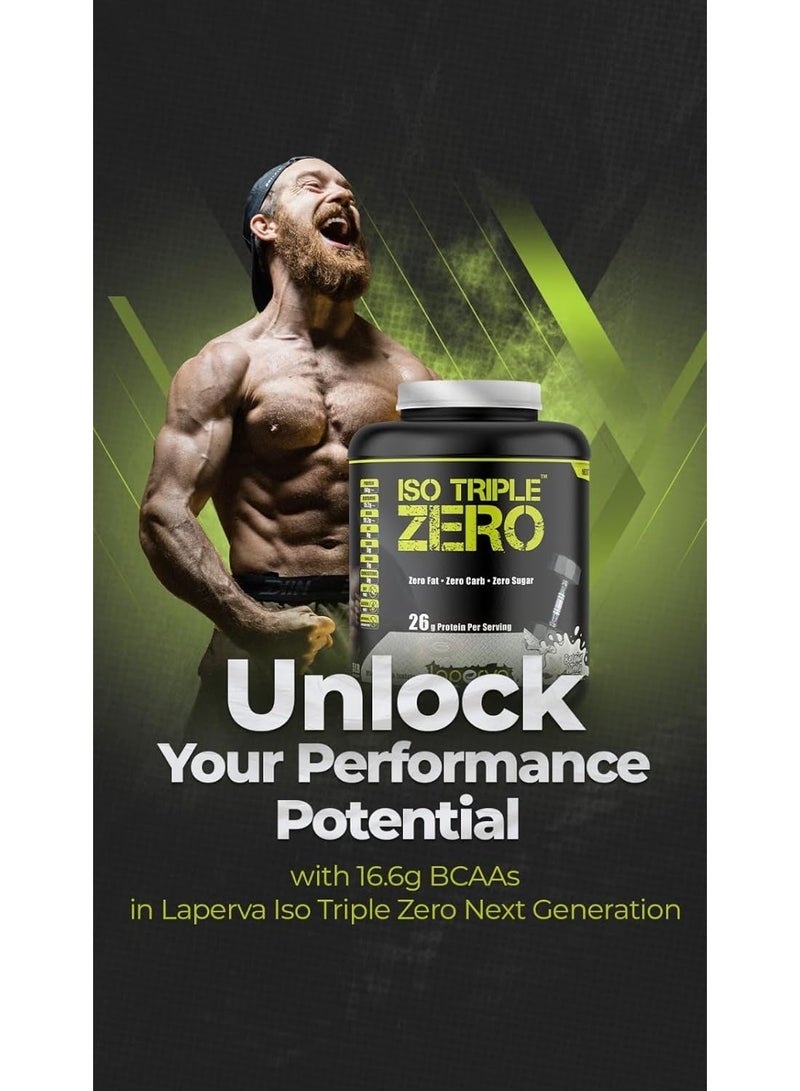 ISO Triple Zero Belgian Chocolate 1.82kg (58 Servings) – Ultra-Pure Whey Protein Isolate for Lean Muscle & Recovery - Image 2