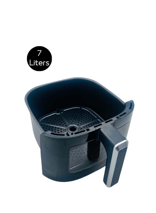 gvc pro gvc_pro Electric Digital Air Fryer, 7L, 1500W, Model GVCAF-7011, Multi-Use for Rice, Chicken, Meat, Soups, and Baking, Healthy Cooking with Less Oil, Sleek Stainless Steel Design 7 L 1500 W GVCAF-7011 Black 7 L 1500 W GVCAF-7011 Black - Image 4