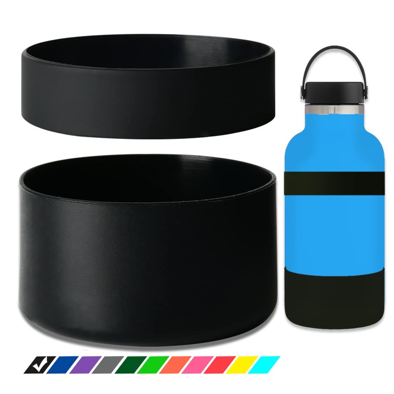 Greant Double Protective Water Bottle Boot Compatible with Hydro Flask 64 oz, Silicone Flex Boot for Hydroflask Boot, Universal Anti-Slip Bottle Sleeve, 3 Sizes to Choose - Image 1