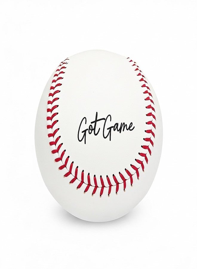 Got Game Soft Hand Stitched Indoor/Outdoor Baseball - Realistic Safety Practice Ball - Baseball Gift, Thowing, Fielding Practice (3) - Image 3
