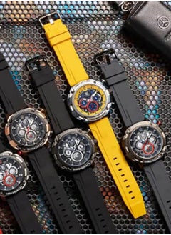 T5 T5 Men's Chronograph Silicone strap Watch  - Image 3