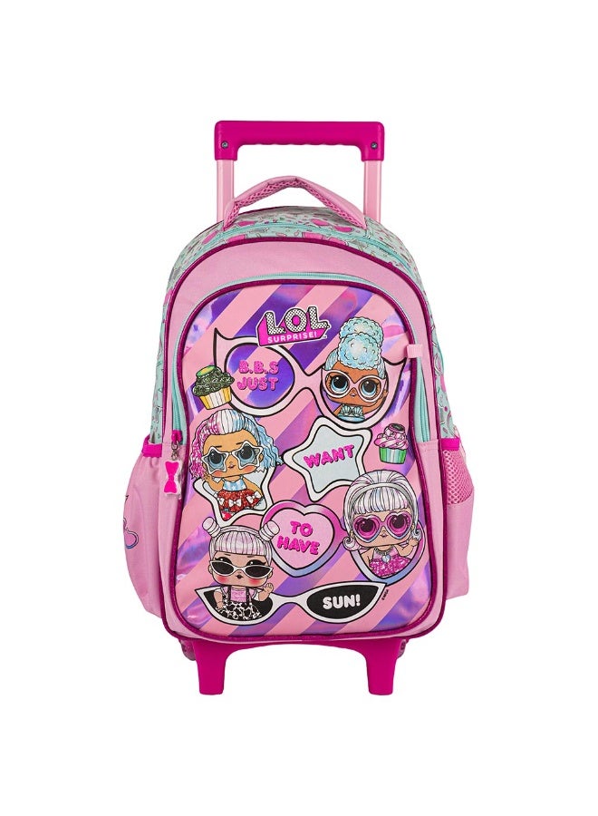 Rainbow Max - LOL Surprise Trolley Bag 16-inch - Pink