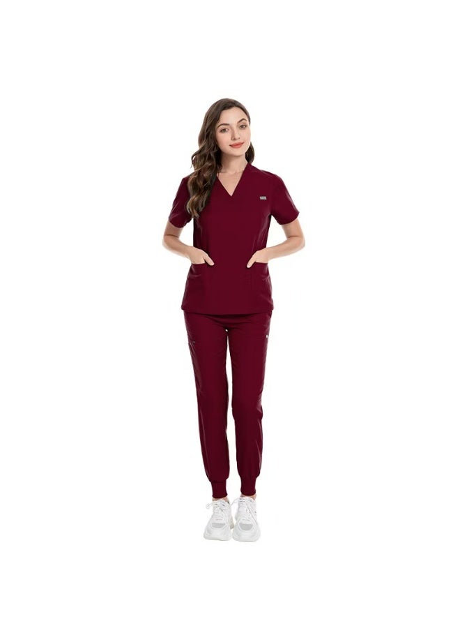 NiaaHinn High - end Elastic Stand - Collar Medical Sportswear Set: The Ideal Choice for Professional Medical Care and Comfortable Experience - Image 1