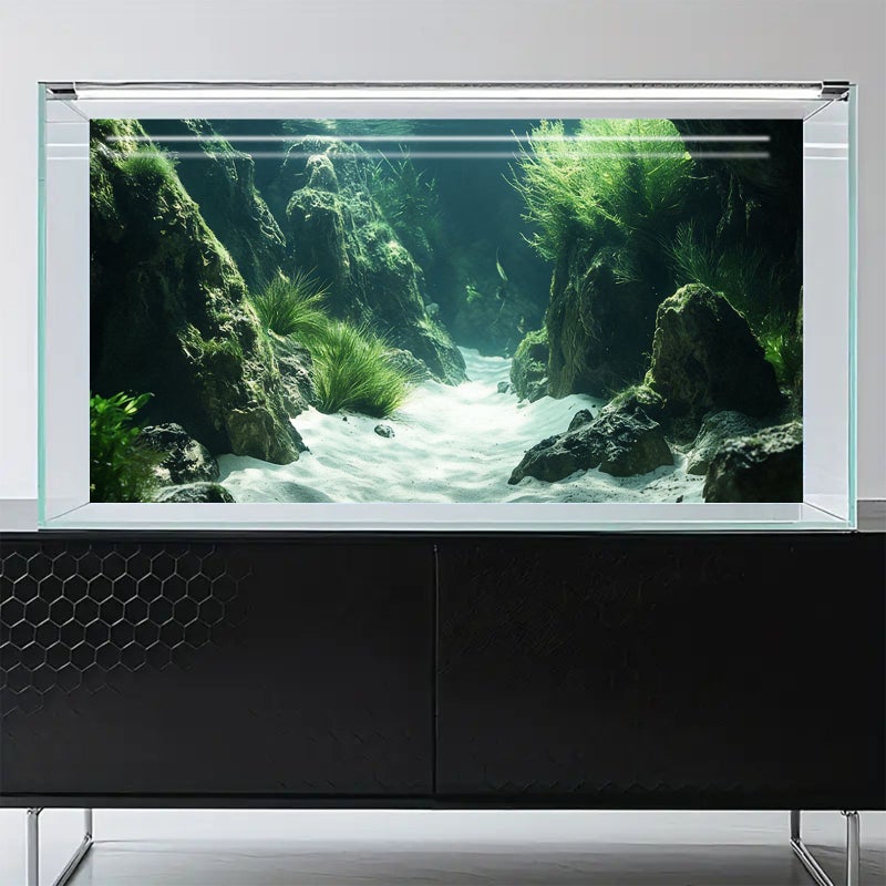 Removable Self Adhesive Aquarium Background Wallpaper Vinyl Sticker For Fish Tank Decoration 50X120 - Image 4