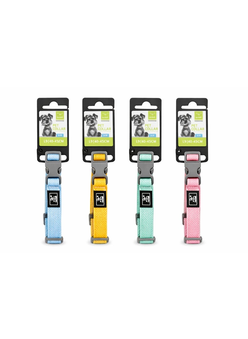 Nunbell Pet Collar Small-Medium Size , 1.5*(40-45cm), Multiple Colours Available