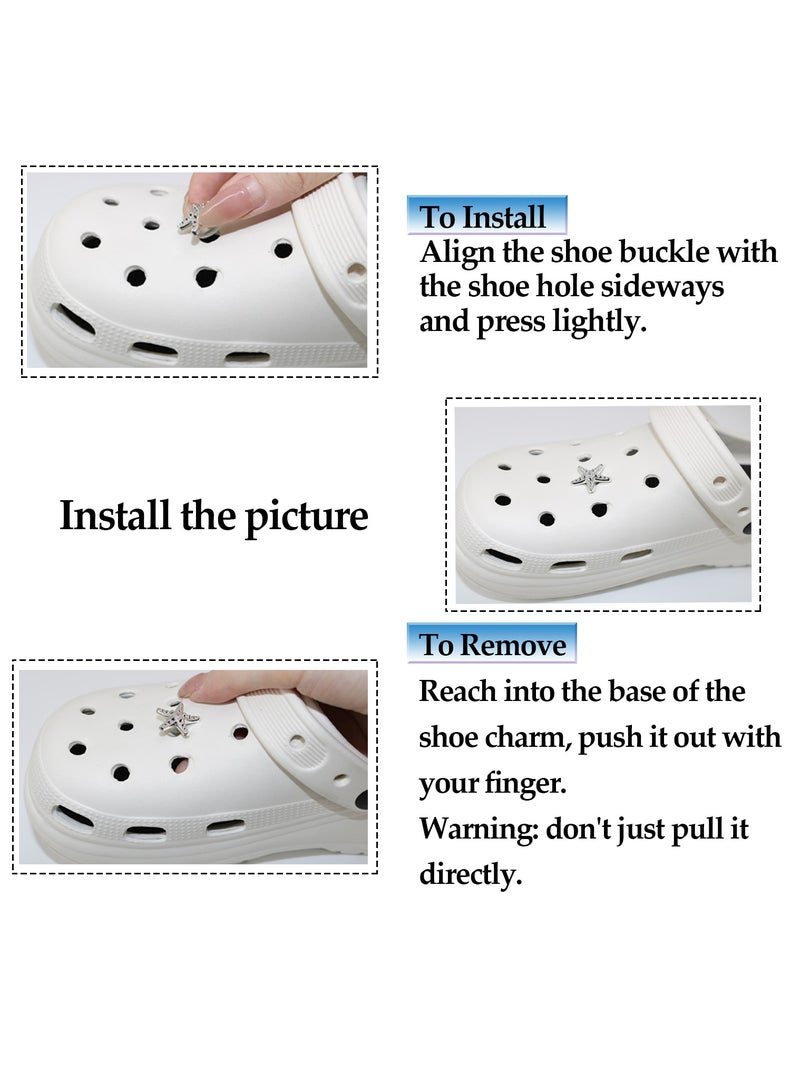 2PCS Unisex-Adult Jibbitz Shoe Decoration Charms for Clogs Sandals, anemone Series Diy Accessories for Girls Women Party Favors Gifts(Not Incleded Shoes) - Image 2