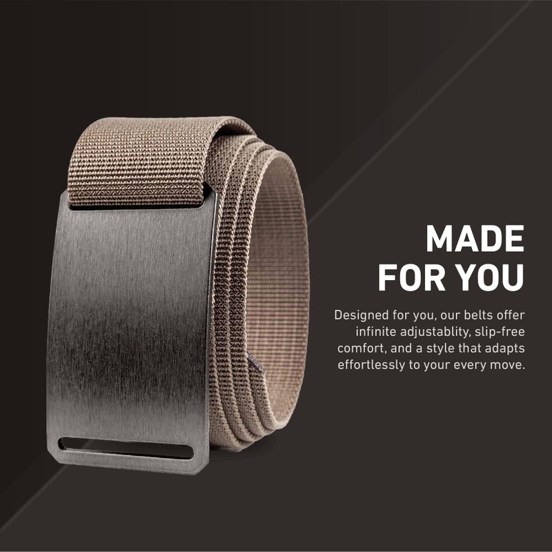 GRIP6 Belt for Men - Adjustable, Durable, Nylon Belt for Casual, Tactical, Hiking, and EDC - Ideal Mens Belts for Jeans, Golf, and Concealed Carry - Image 4