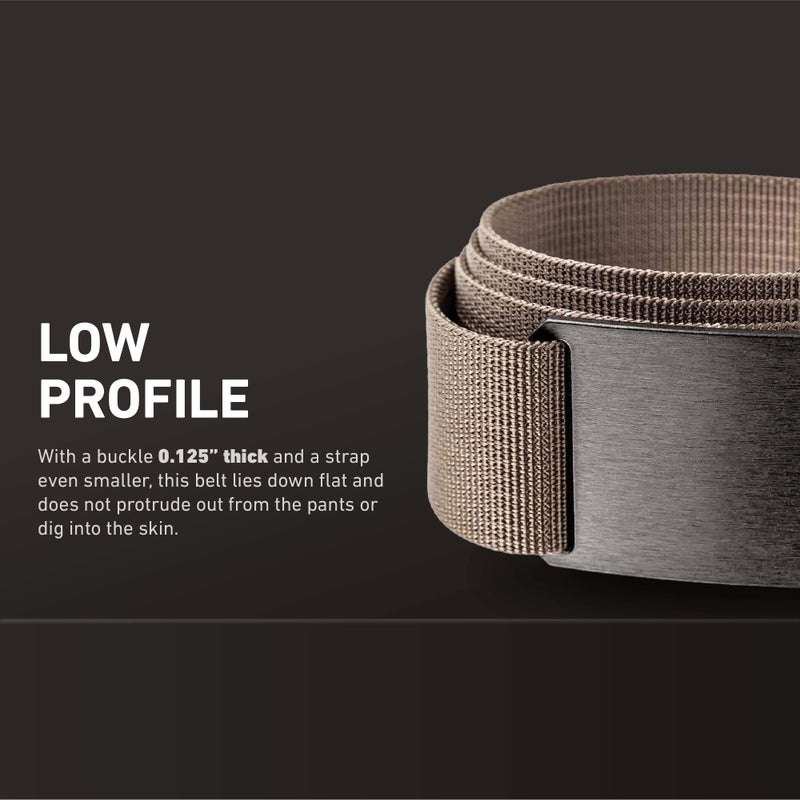 GRIP6 Belt for Men - Adjustable, Durable, Nylon Belt for Casual, Tactical, Hiking, and EDC - Ideal Mens Belts for Jeans, Golf, and Concealed Carry - Image 5