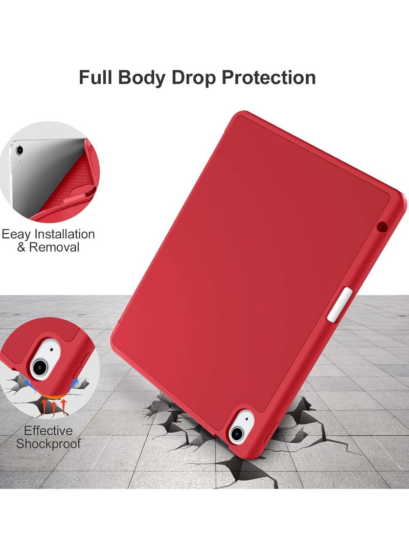 ميجوفاست جراب متوافق مع iPad Air من الجيل السادس مقاس 11 بوصة M2 2024 لجهاز iPad Air 5th من الجيل الرابع 2022 2020 مقاس 10.9 بوصة مع حامل قلم وخاصية السكون والاستيقاظ التلقائي - Image 4