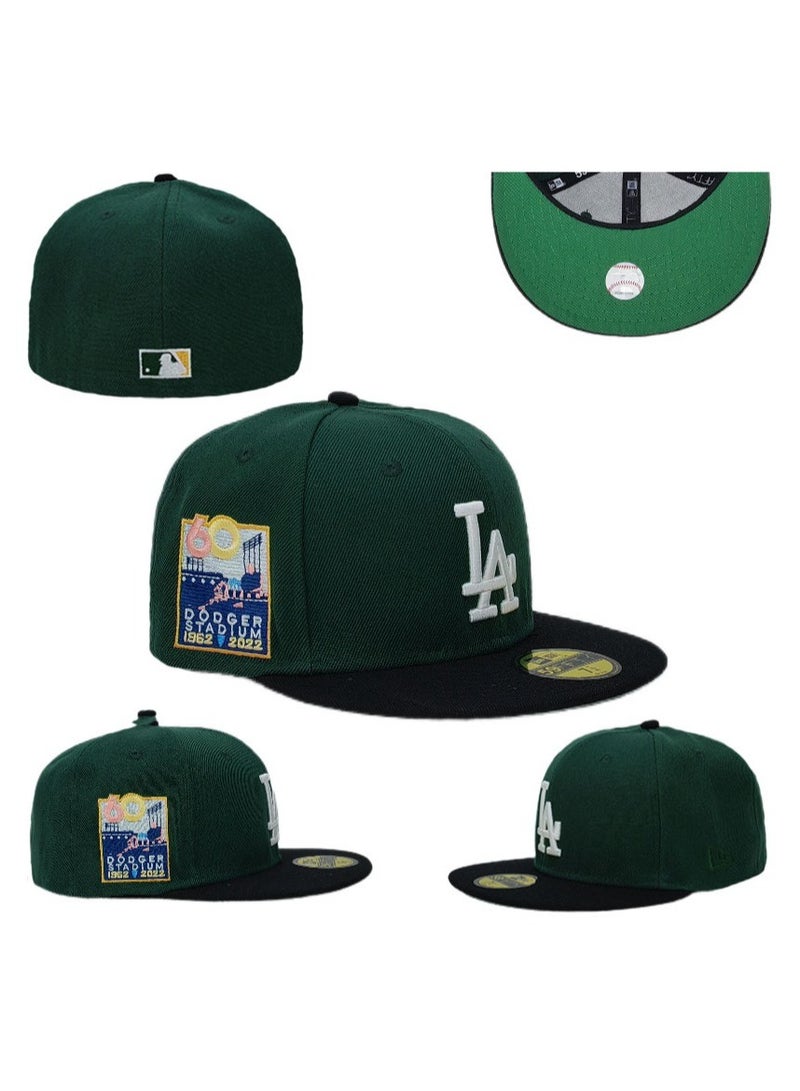 Generic NEW ERA 3D Embroidered Fitted Baseball Team Cap with Closed Back for Sun Protection-58.7CM