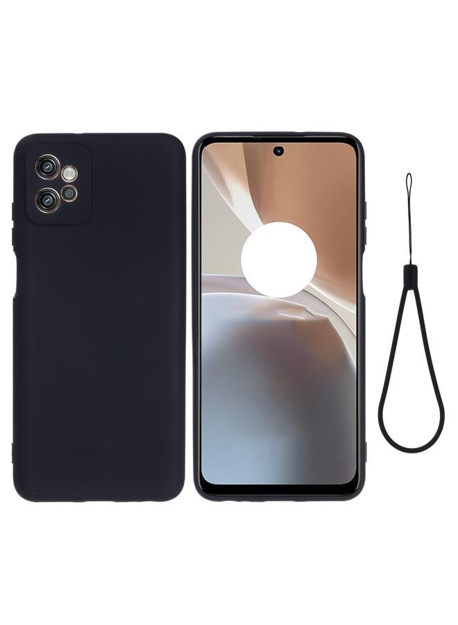 اس-توب جراب لهاتف Motorola Moto G32 4G بلون سادة من السيليكون السائل المقاوم للسقوط مع تغطية كاملة - Image 1