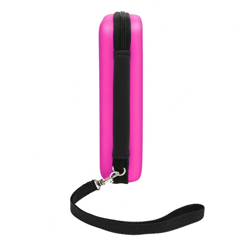 ADVcer 3DS Case, EVA Waterproof Hard Shield Protective Carrying Case with Detachable Hand Wrist Strap Compatible with Nintendo 3DS, 3DS XL, New 3DS, DSi, DSi XL, DS, DS Lite (Fuchsia) - Image 5