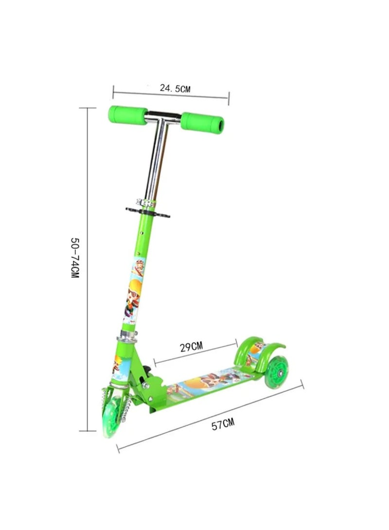 3-wheeled scooter for children , Green