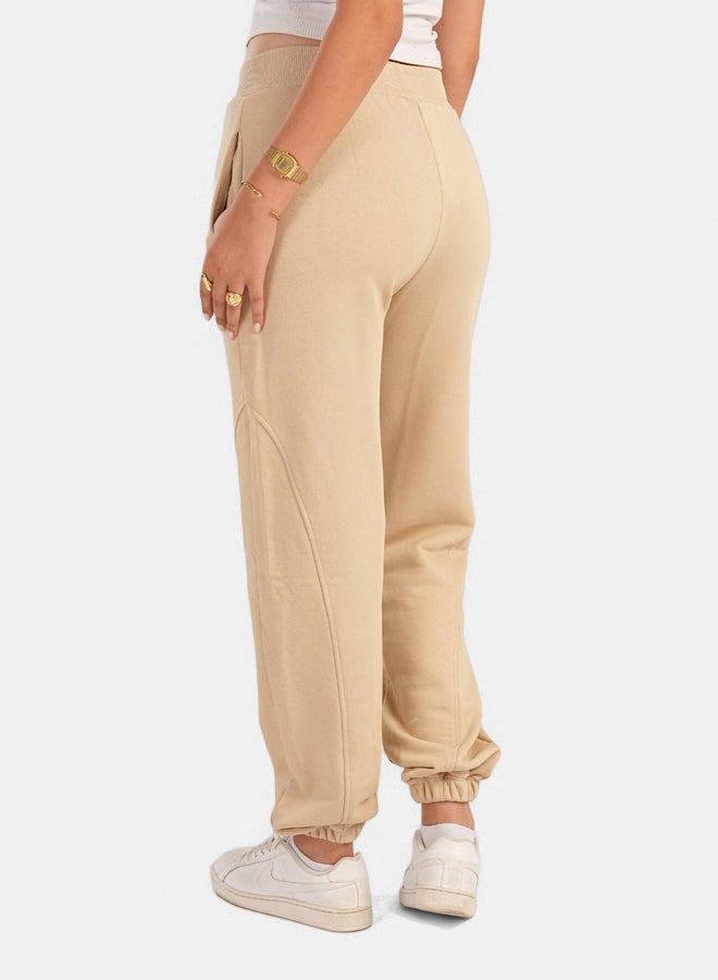 Carina Milton Beige Lounge Pants - Image 3