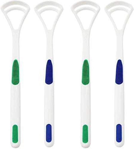 Kproxi Tongue Cleaner Brush Scraper, Set of 4 Pcs(Multi Colour) - Image 1