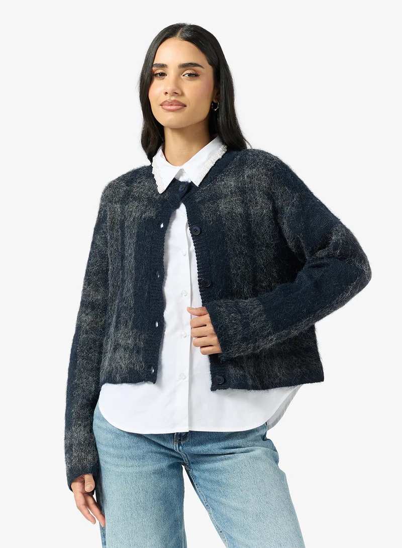 ONLY Button Up Long Sleeve Cardigan