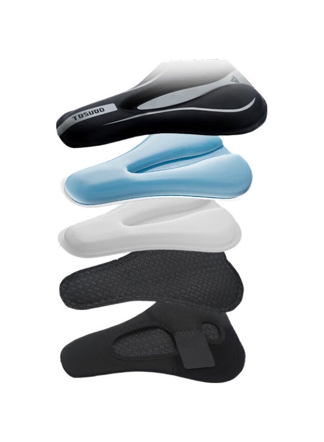 TOSUOD Mountain And Road Bicycle Seat Cover, Thickened Silicone Soft Cushion, Cycling Equipment Accessory - Image 3